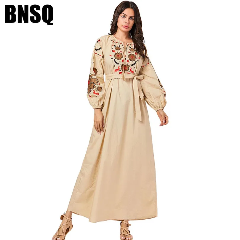 Женское платье с цветочной вышивкой Длинное Макси ДРАПИРОВАННОЕ кафтан нового