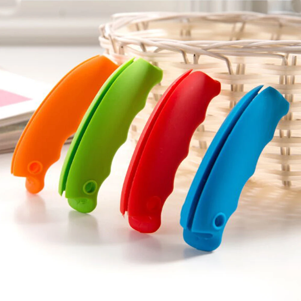 

Colorful Silicone Grocery Shopping Bag Silicone Lifting Holder Handle Grip Easy Carrying Tool Non-slip Grooves Surface Carrier