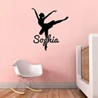 Съемная балетная настенная наклейка, модель dw13017