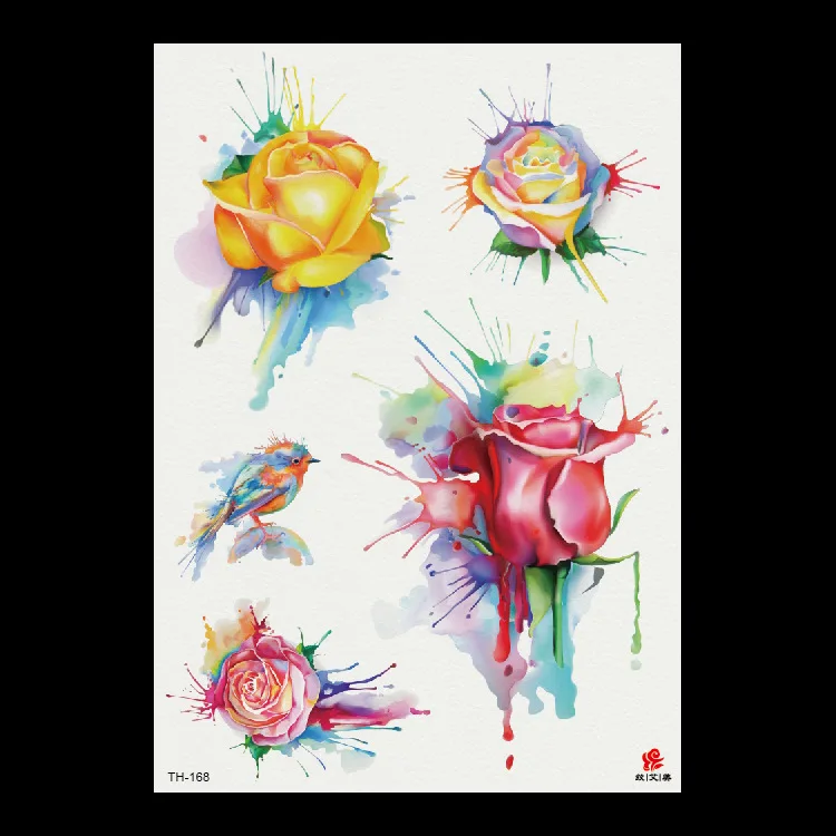 Временная татуировка водонепроницаемая 1000 шт.|Временные тату| |