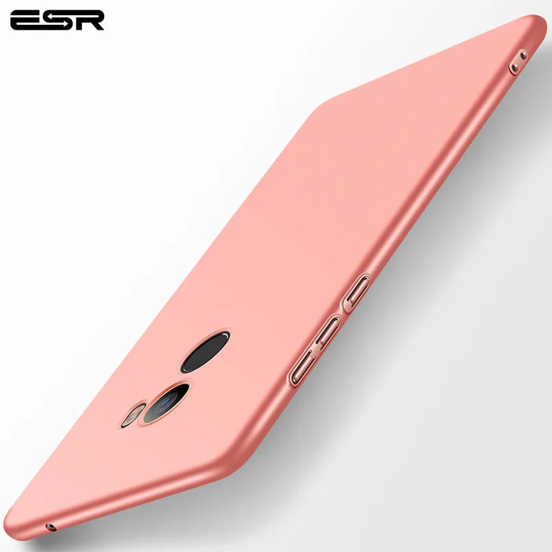ESR для Xiaomi mi Mix 2 Чехол для Xiaomi mi x 2 Чехол Ультра тонкий полная защита PC матовый жесткий защитный чехол для mi x2 - Цвет: Rose Gold