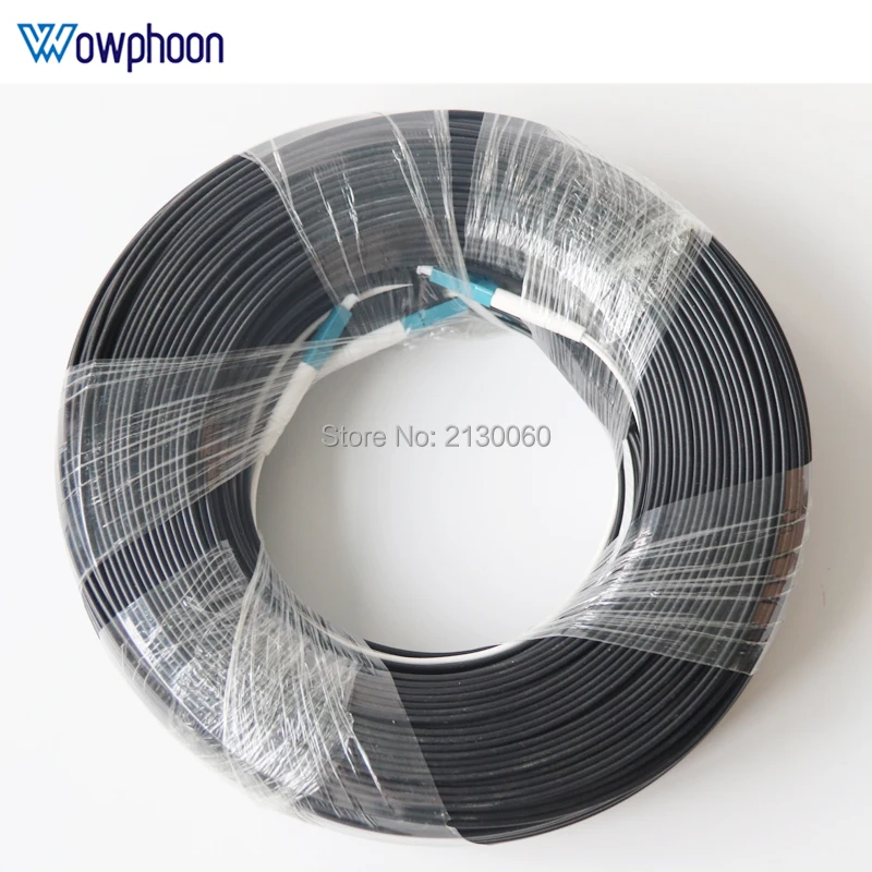 

Best Price 150M Outdoor LC UPC Duplex FTTH Drop Patch Cable LC Duplex G657A Fiber optic patch cord FTTH fiber optic jumper Cable