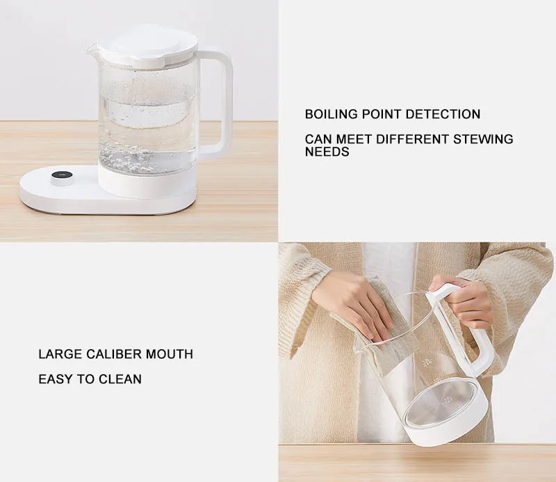 Xiaomi многофункциональный электрический чайник для воды с OLED экраном приложение дистанционного назначения по расписанию суп кипяченый ручной тушеный чайник для здоровья