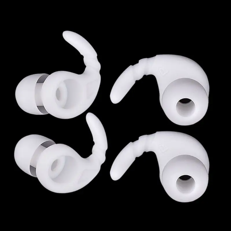 1 пара наушников крышка In Ear советы мягкий силиконовый ушной крючок прочный