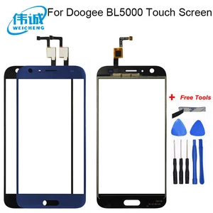 Дигитайзер для сенсорной панели Doogee BL5000, запасные части для объектива, сенсорный датчик bl 5000