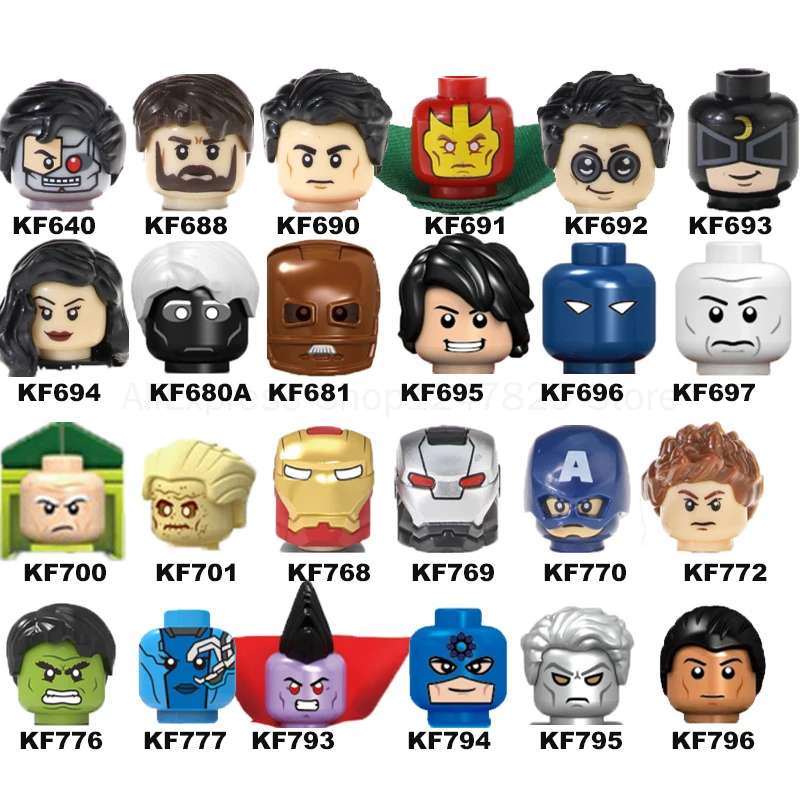

2021 Building Blocks Heroes Superboy Metamorpho Sandman Mark 50 Vulture Bricks Educational Toys For Children Gifts KF6063