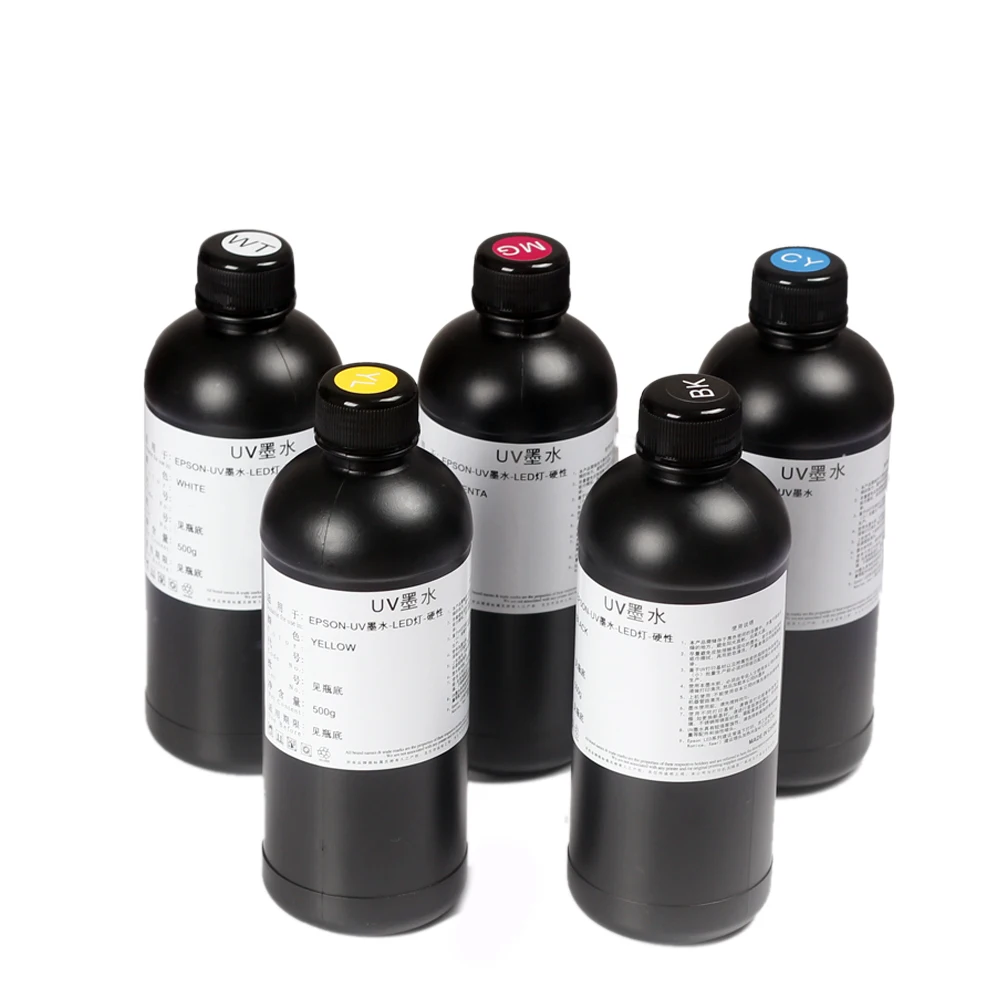 500 мл гибкие кожаные чернила для Epson UV планшетный принтер A3 A4 A2 L805 R1390 L1800 R2000 УФ
