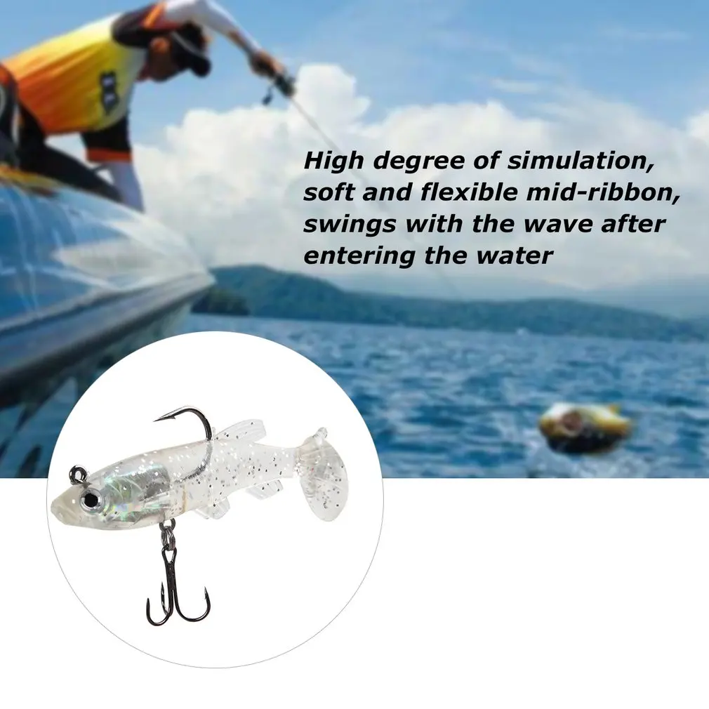 Рыболовная приманка свинцовая рыба Мягкая для рыбы из высокоуглеродистой стали