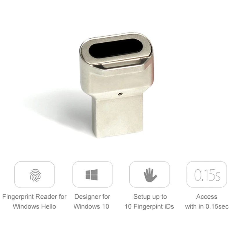 Hot 3C-Black New Secure Pc Laptop Usb Fingerprint Reader Lock Password for Windows 10 | Безопасность и защита