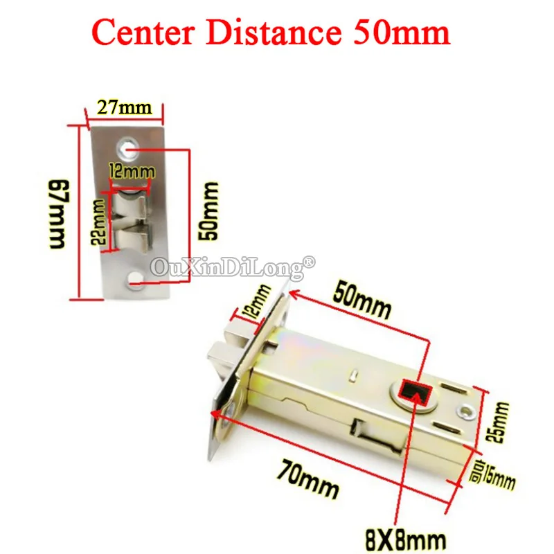 Врезной замок в европейском стиле 1 шт. блокировка корпуса защита от кражи