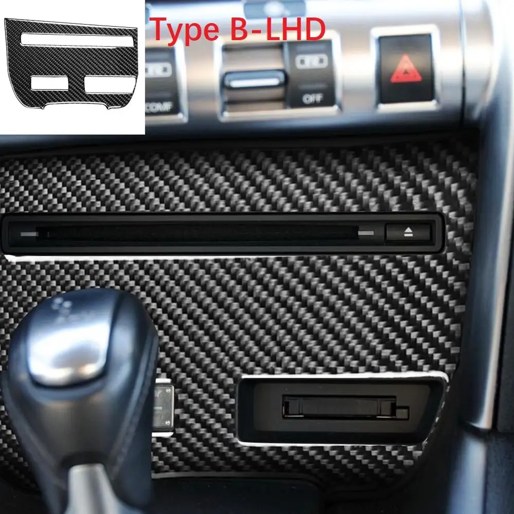 Для Nissan GTR R35 2008 2016 LHD RHD аксессуары полоски из углеродного волокна CD панель