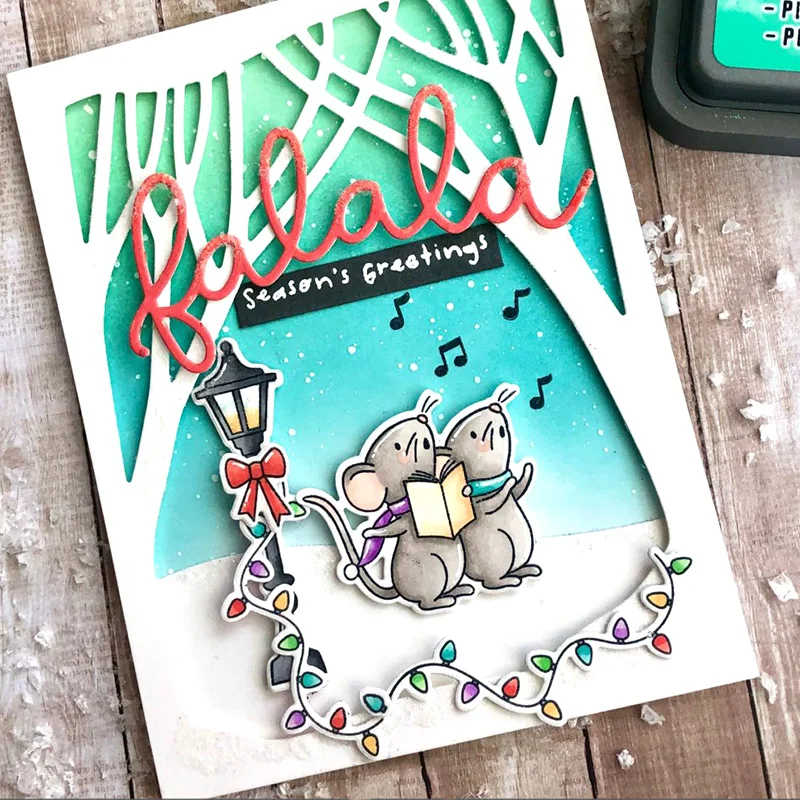Winter Woods Overlay Frame Metal Cutting Dies for DIY Scrapbooking Photo Album Decorative Embossing Paper Card Crafts Die 2019 | Дом и сад