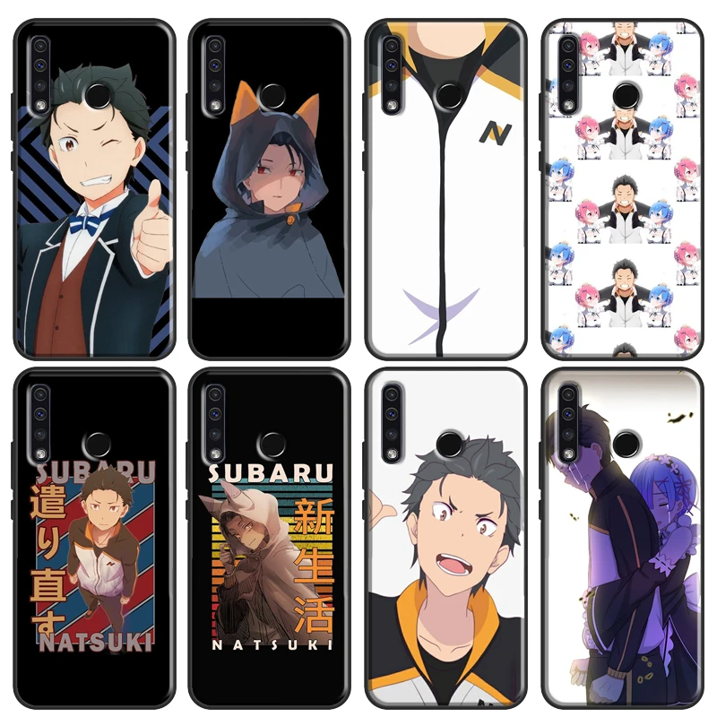 Чехол Natsuki для Subaru Re Zero Huawei Honor 10i 7C 7A 6C 4C Pro 8A 9A 6X 7X 8X 9X 7S 8S 9S 8 9 20 10X 10 Lite | Мобильные