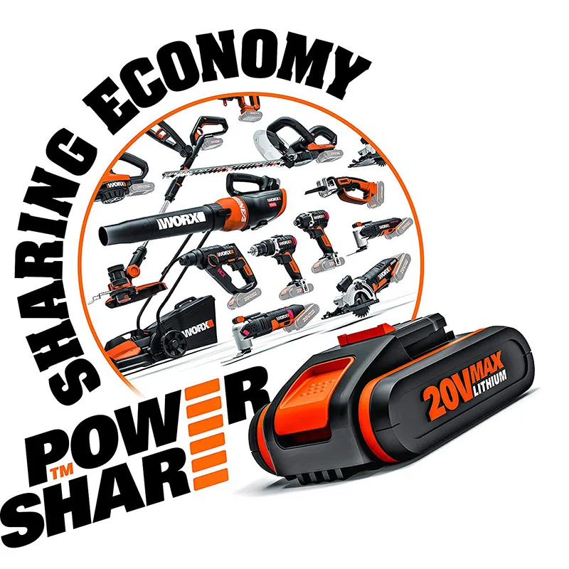 free shipping worx wa3551 20V battery |