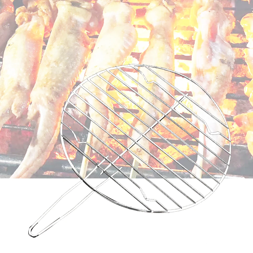 Портативный легко чистить легкий барбекю утолщенной гладкой круглой формы с