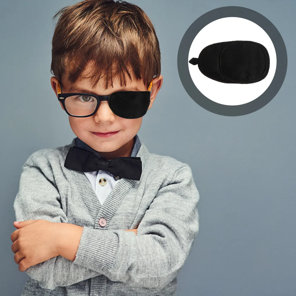

1pc Eye Patch Comfortable Single Eye Patch Eye Cover for Amblyopia (Black)
