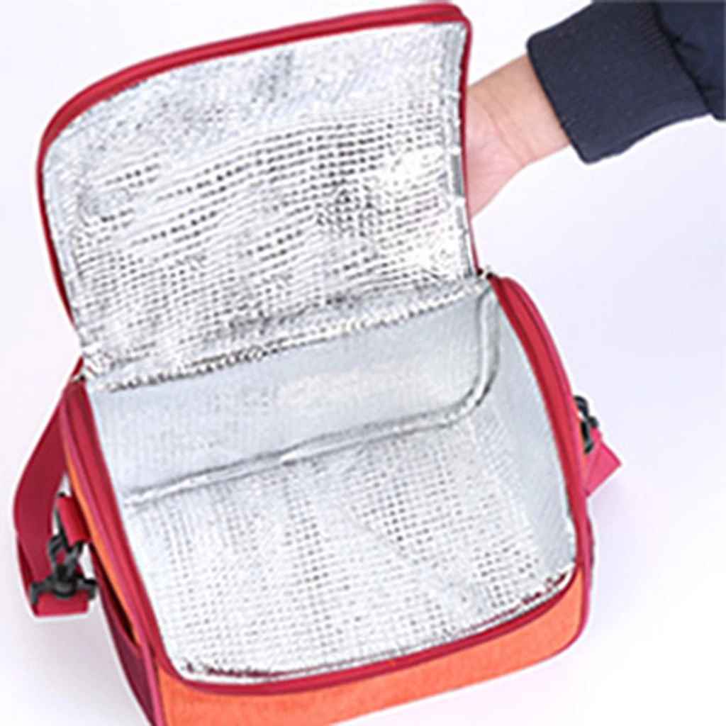 Maison Fabre Portable Thermal Lunch Box Leakproof Waterproof Women Kids Men Shoulder Food Picnic Multifunctional Tote Bag 906 | Багаж и