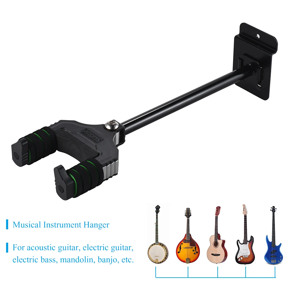 

AROMA Guitar Hanger Hook Holder Acoustic Guitar Wall Mount Holder with Sponge Cushion for Electric Guitar Bass Mandolin Banjo