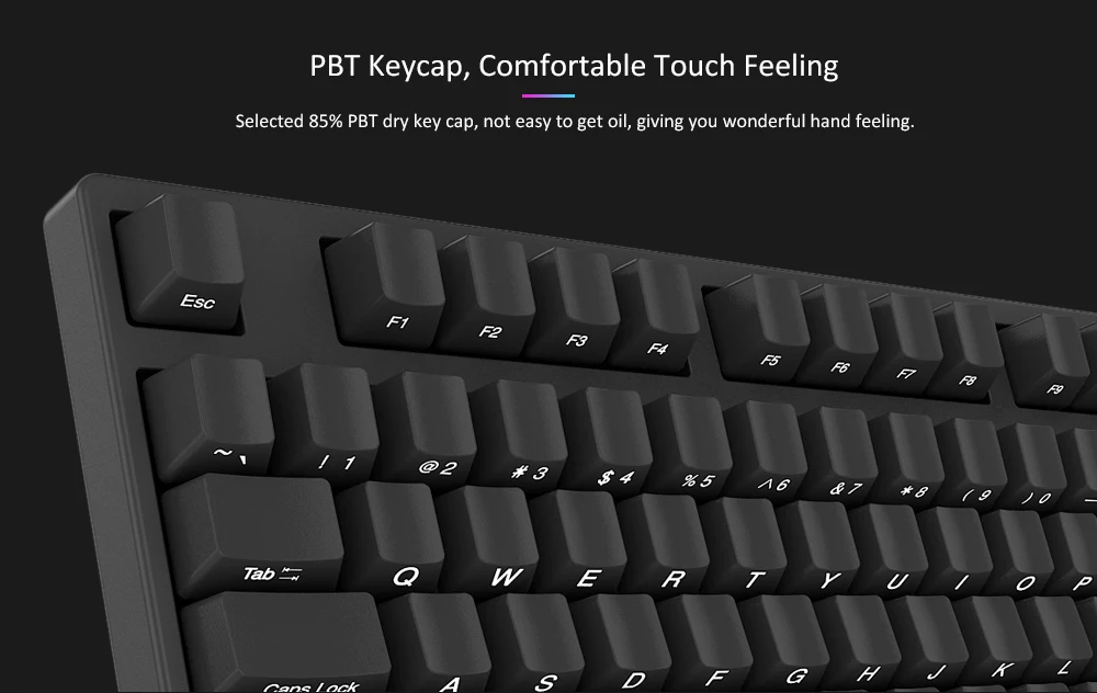 Оригинальная Механическая игровая клавиатура AKKO 3087, вишневый переключатель, с боковой резной буквой type-C, USB, Проводная компьютерная игровая клавиатура