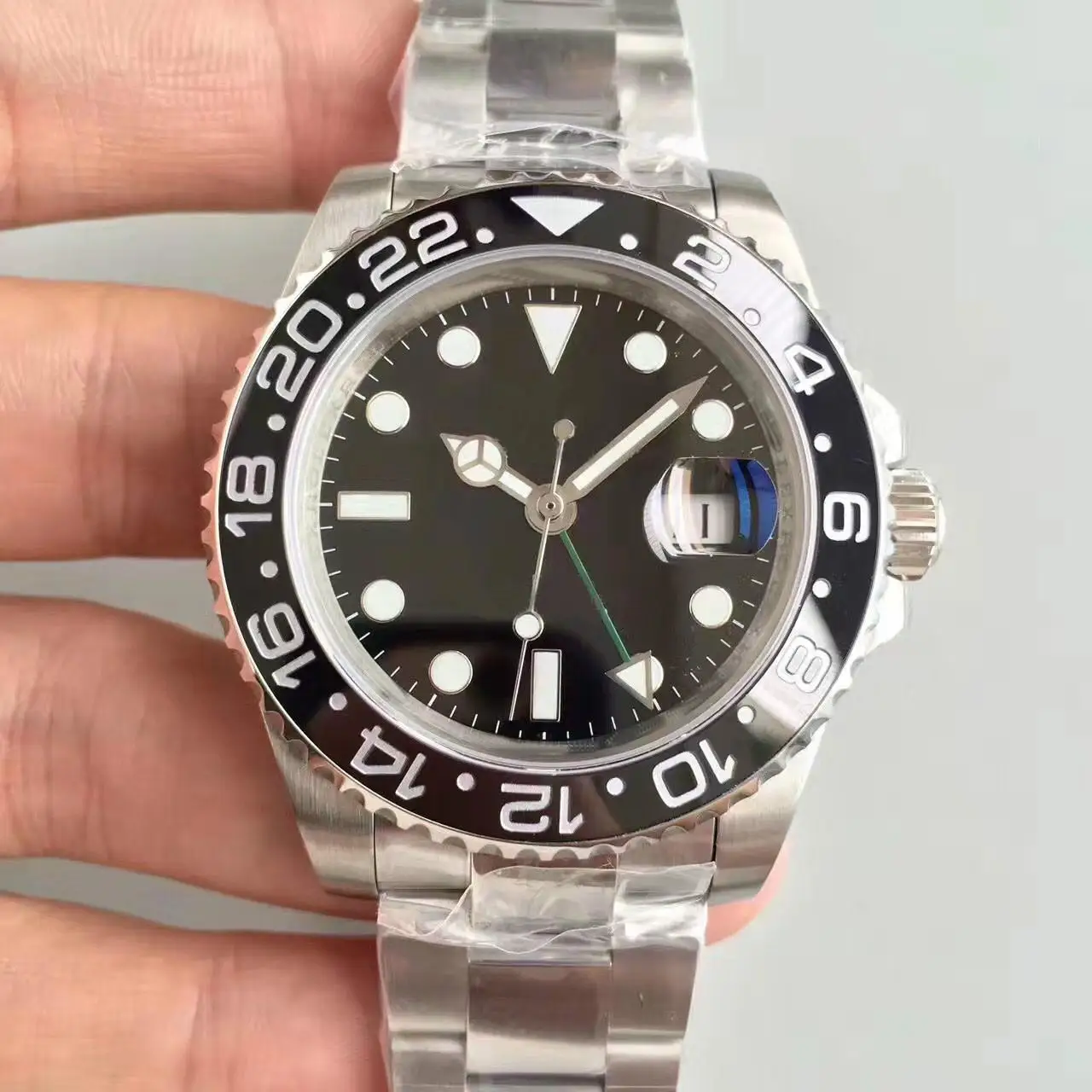 Роскошные мужские часы водонепроницаемые автоматические механические из