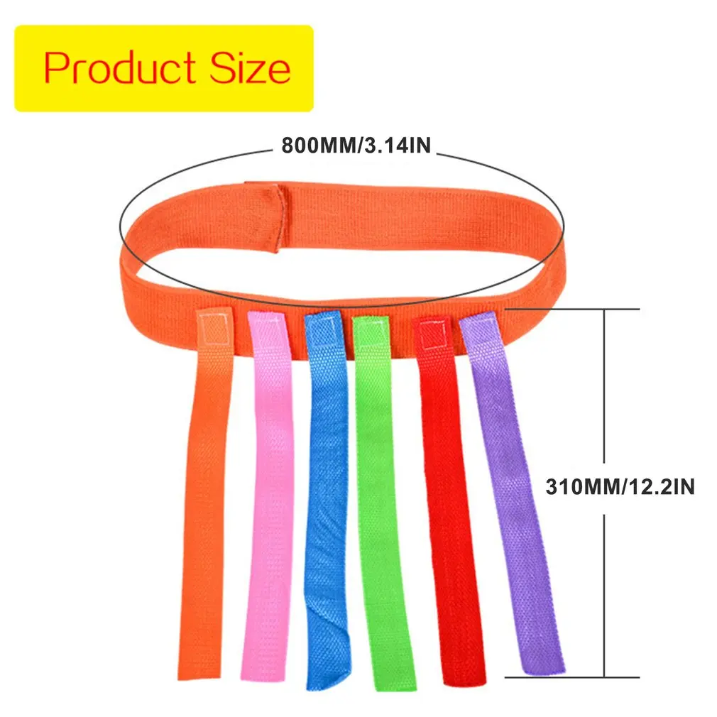 

1 Set Funny Outdoor Game Catching Tail Training Equipment Toy For Children Adult Kindergarten Teamwork Sport Game Random Color