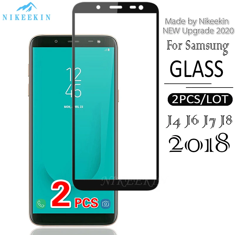 2 шт Защитная плёнка полностью покрывающая экран для Samsung J6 плюс 2018 J8 J4 J7 Prime