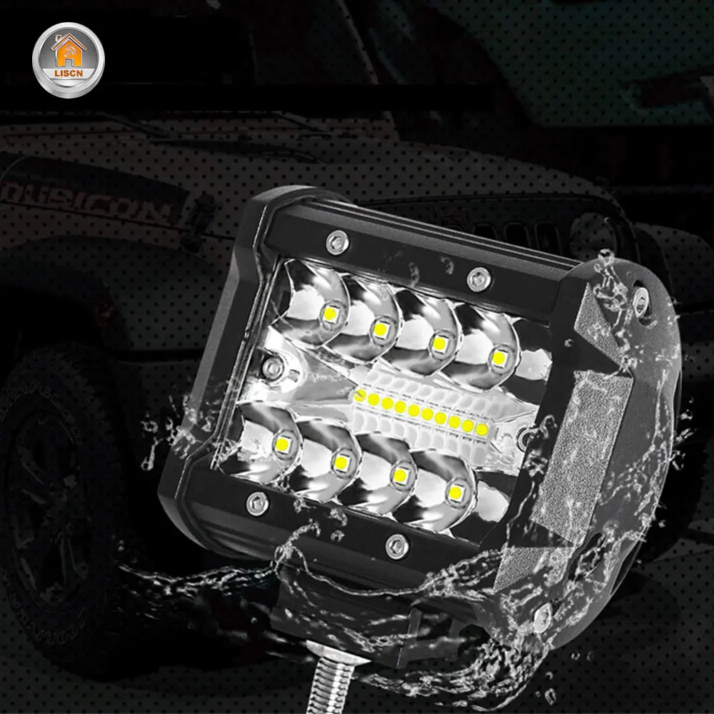 2 шт. 60 вт светодиодный автомобисветильник для внедорожника светодиодсветильник