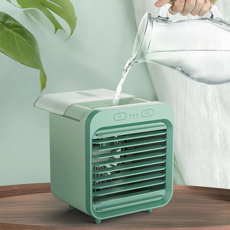 

Portable Air Conditioner Mini Usb Desktop Water Ice Cooler Fan for Bedroom Office Home