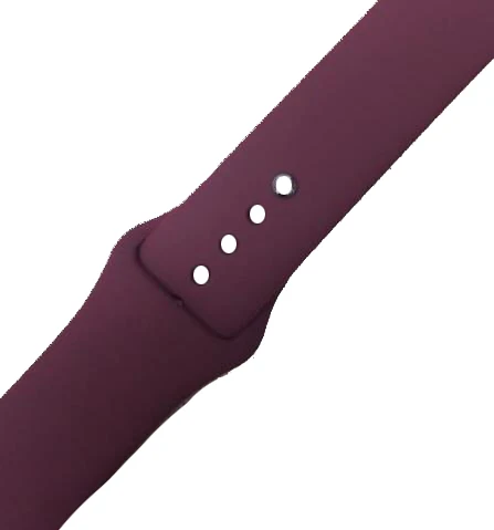 red wine Новейшая модель; силиконовый ремешок для наручных часов iWatch, 4 40 мм 44 Резиновые Спортивные петли для наручных часов Apple Watch серии 1/2/3, 42 мм, 38 мм, версия linkseries 5 - Цвет ремешка: red wine
