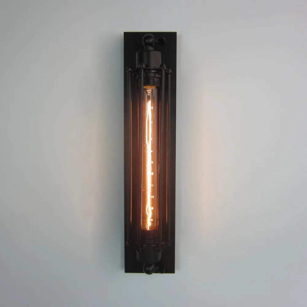 Промышленные металлические настенный светильник Эдисона задней стенке лампочка