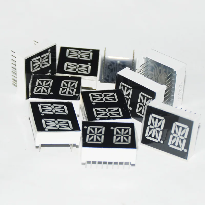 10pcs 0.54Inch 14segments LED Display Module Tube 2Blocks 2Bits 2Characters 2Digits 0.54" Letters RED 14 Segment Anode | Электронные