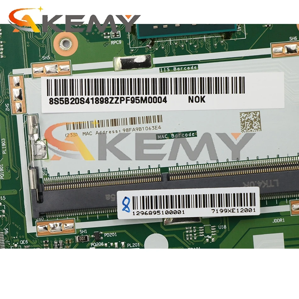 Preise Für Lenovo IdeaPad S145-14AST Laptop Motherboard NM-C171 Motherboard CPU A6-9225 UMA PELZ 5B20S4189 8 100% Test Arbeit Mainboard