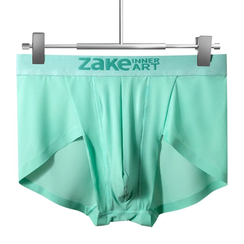 3-pack men's underwear silver ion antibacterial boxer shorts ice silk seamless mid-waist briefs youpin |