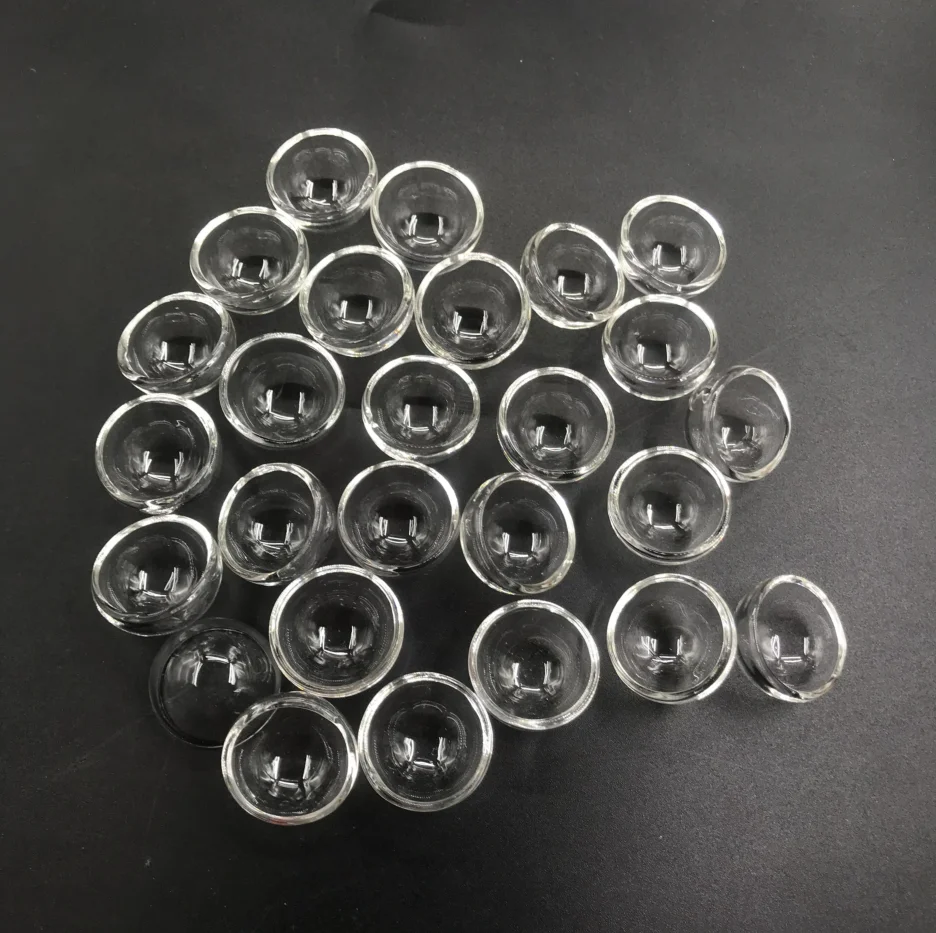 50 шт. прозрачная полукруглая стеклянная крышка для стеклянной бутылки 22 мм |