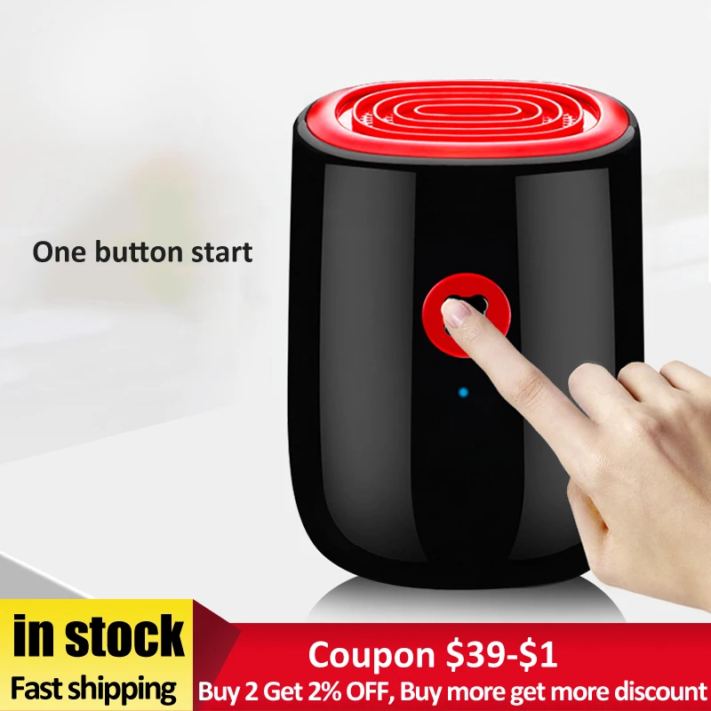 800 мл Электрический Осушитель воздуха для дома 25 Вт мини бытовой осушитель