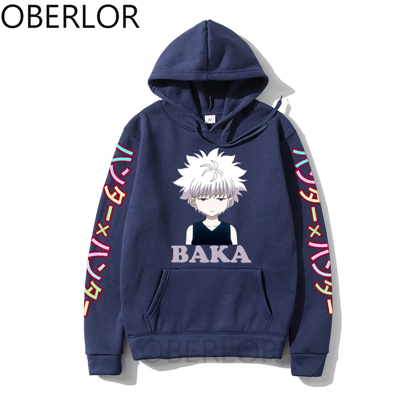 Толстовки Hunter X Killua Zoldyck Baka классические комиксные толстовки с круглым вырезом и