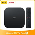 Оригинальная ТВ-приставка Xiaomi Mi S, 4K, Android 8,1, HDR, 2 ГБ, 8 ГБ, Wi-Fi, BT4.2, Google Cast, Netflix, Smart TV приставка, медиаплеер