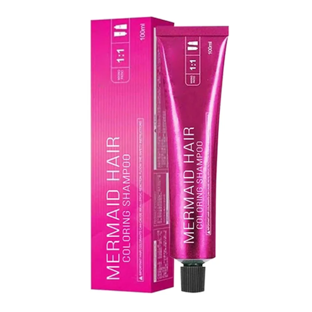 Шампунь для окраски волос русалки мягкий безопасный шампунь окрашивания всех LDO99