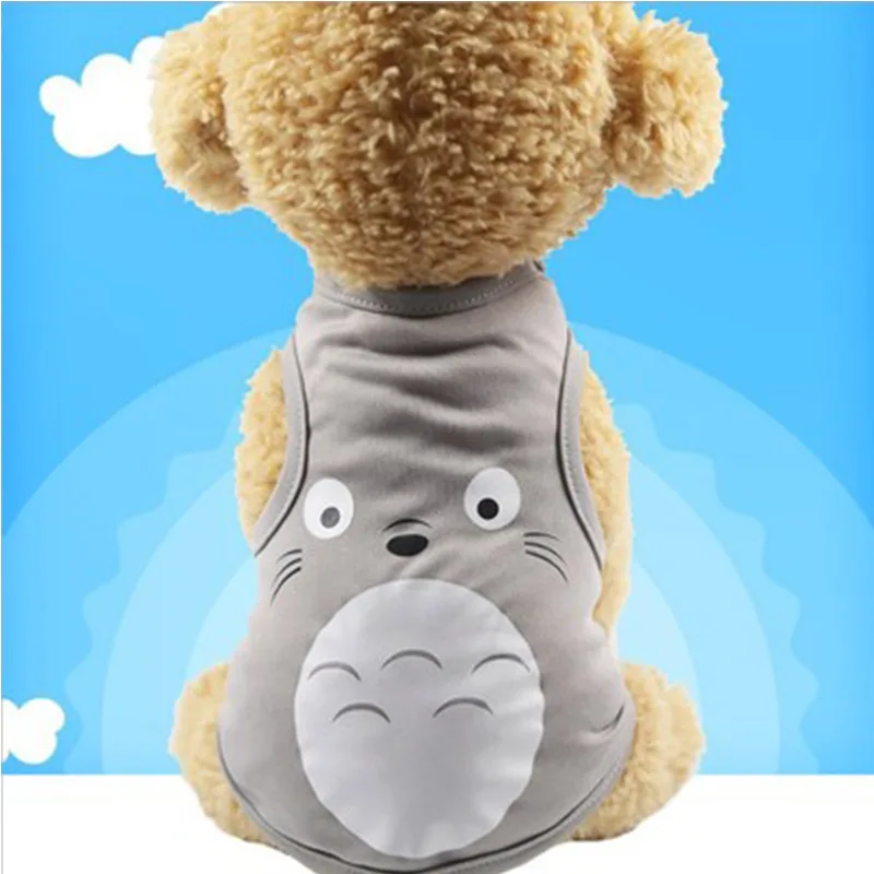 KAIRUISEN/новая одежда для домашних животных жилет с принтом героев мультфильмов