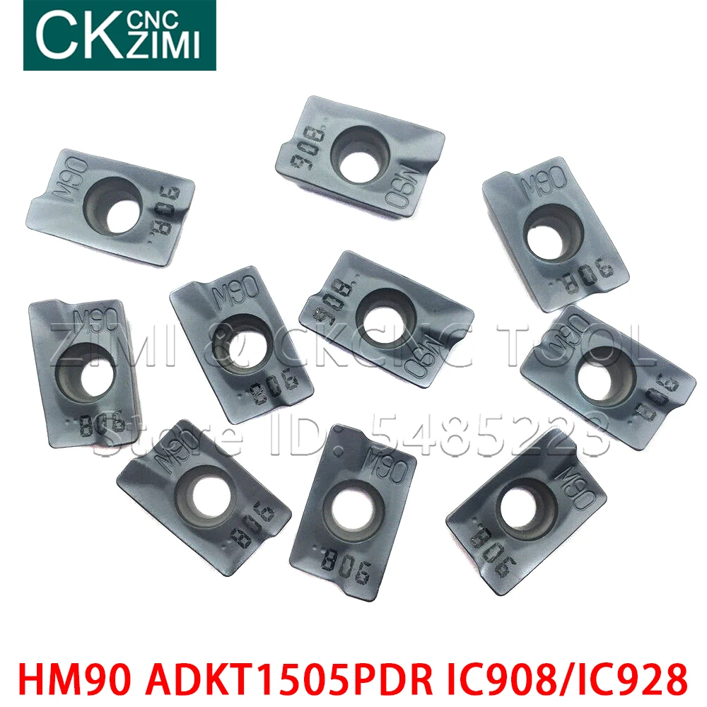 

HM90 ADKT1505PDR IC908 IC928 External Turning Tools Carbide insert Lathe Tool cutter holder Mill CNC Shoulder cutter ADKT 1505