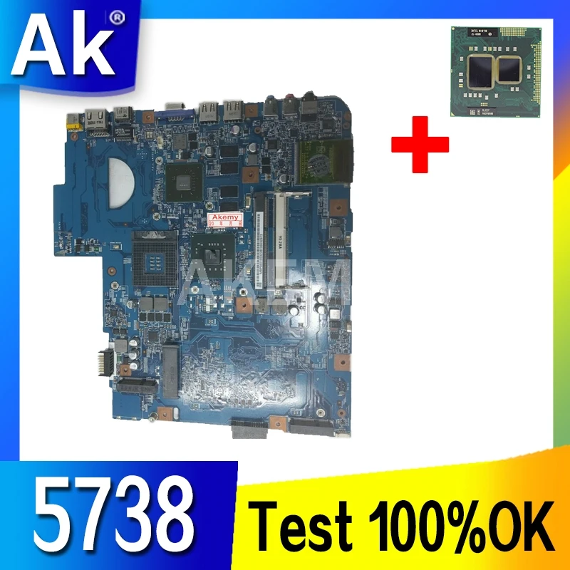 Akemy MBP5601003 материнская плата для ноутбука Acer aspire 5738 MB.P5601.003 JV50-MV MB 48.4CG01.011 Бесплатная