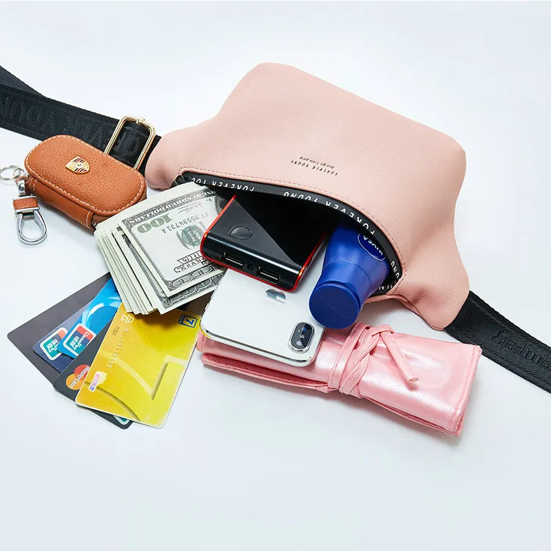 

New Women Fanny Pack Multi-function Waist & Chest Bag Ladies Belt Bag Bum Pochete Sac Banana Female Waist Pack FASHION