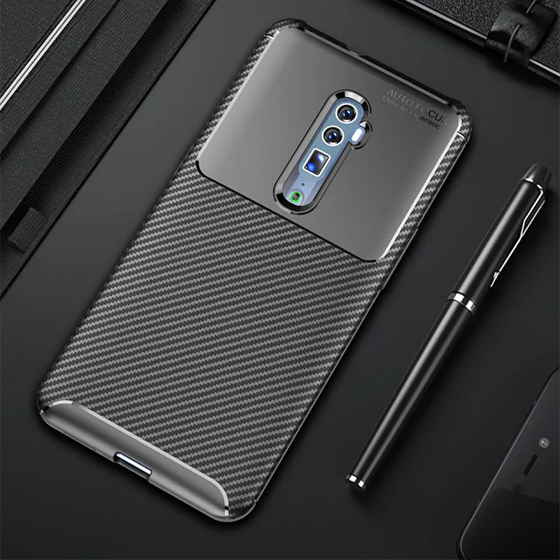 Чехол из углеродного волокна для OPPO Reno 10x чехол с зумом 6 дюйма Высококачественная