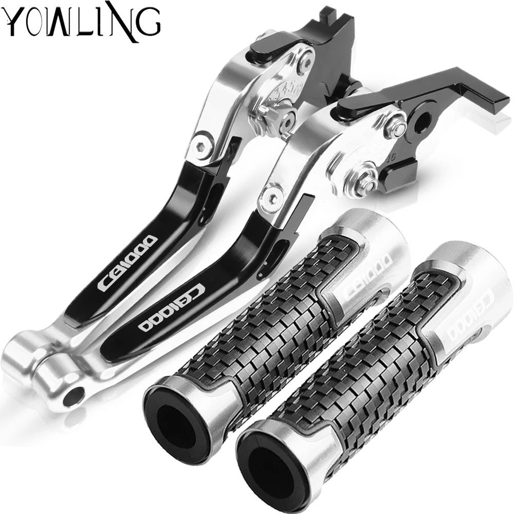 

Motorcycle Grips CB1000 Handle Grips Handlebar Brake Clutch Levers For Honda CB1000 BIG ONE SC30 CB 1000 1993 1994 1995 1996