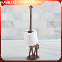 resin animal statue craft toilet paper holder table living room office restaurant hanging paper elephantcat figurine home decor