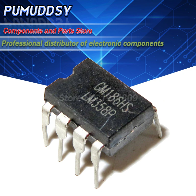Интегральные схемы LM358 LM358N LM358P DIP8, 50 шт.