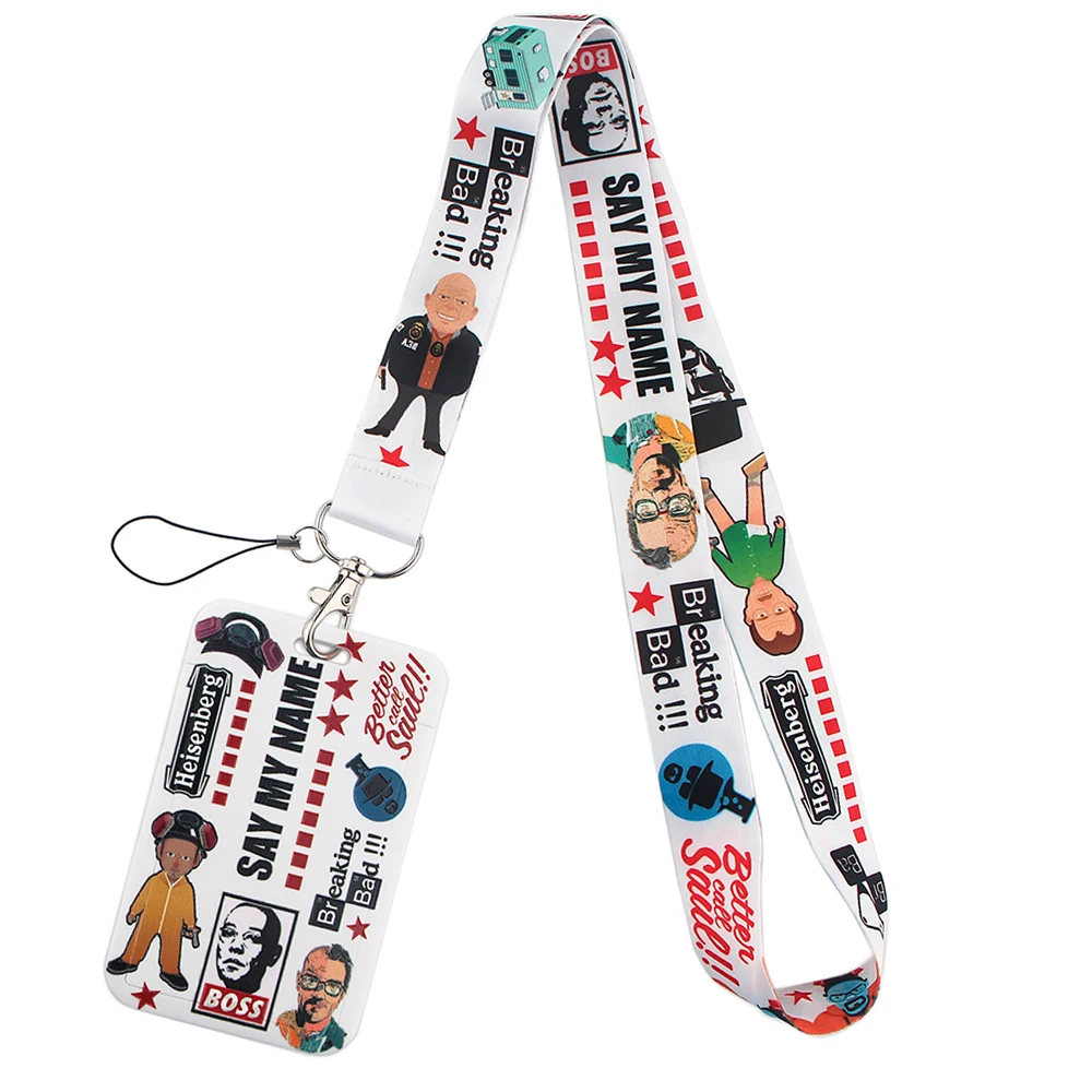 

PF492 Dongmanli TV Series Lanyard Credit ID Badge Holder Key Rings Bag Student Travel Bank Bus Business Card Cover Keychain