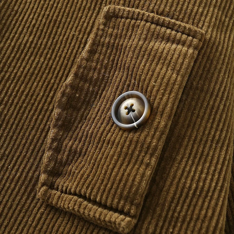 

Women Vintage Corduroy Solid Warm Jackets Coats Autumn Winter Single Breasted Female Fashion Street Jacket Outerwear Clothes