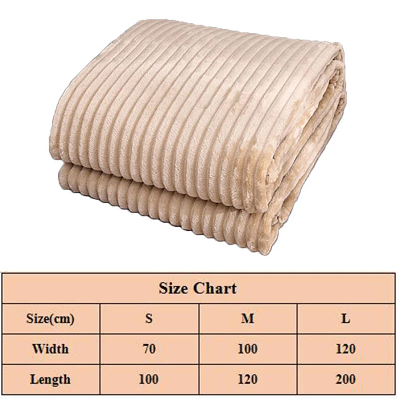 

Fleece Flannel Blanket Plush Solid Color Bed Covers for sofa Soft Adult Plaid Throw Blankets Bedspread for the Couch