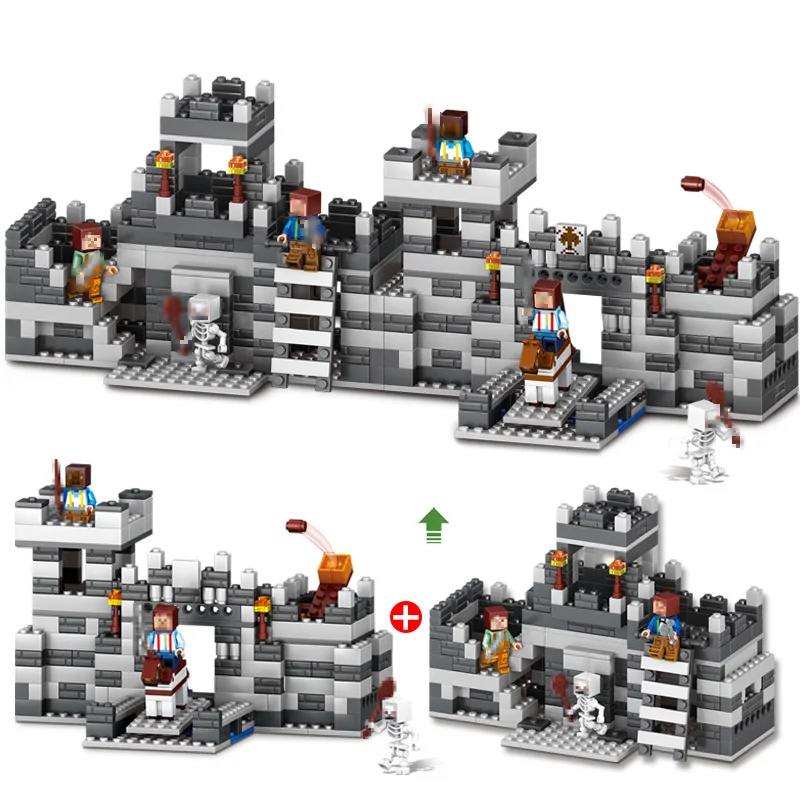 Детские строительные блоки игрушки совместимые с Legoingly city мини ограждение для